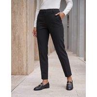 Roman Slim Fit Ankle Grazer Trousers Black