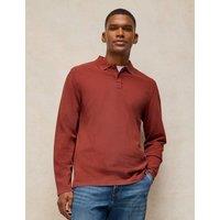 White Stuff Pure Cotton Knitted Polo Shirt Red