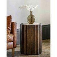 Gallery Direct Cascia Side Table Dark Brown