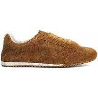 Dune London Suede Trainers Tan