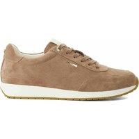 Dune London Suede Trainers Taupe