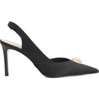 Dune London Diamante Stiletto Heel Slingback Shoes Black
