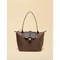 Joules Zip Detail Tote Bag Brown