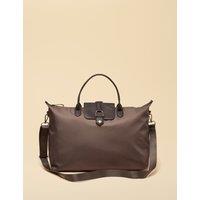Joules Zip Detail Weekend Bag Brown