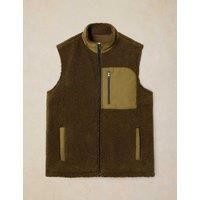 White Stuff Borg Gilet Khaki