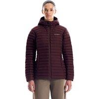 Berghaus Nula High Neck Hooded Puffer Jacket Burgundy