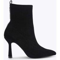 Kurt Geiger Stiletto Heel Pointed Ankle Boots Black