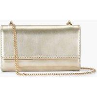 Kurt Geiger Faux Leather Clutch Bag Gold