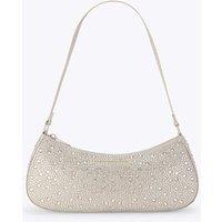 Kurt Geiger Embellished Shoulder Bag Silver