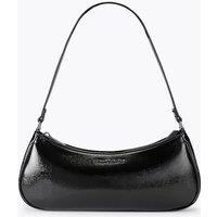 Kurt Geiger Faux Leather Shoulder Bag Black