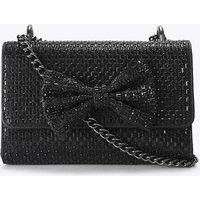 Kurt Geiger Embellished Bow Cross Body Bag Black