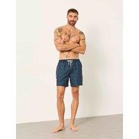 FatFace Geometric Print Swim Shorts Blue Mix