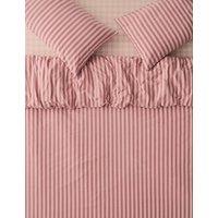 Piglet In Bed Pure Cotton Pembroke Stripe Bedding Set Light Pink