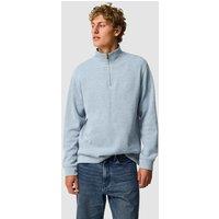 Rodd & Gunn Alton Ave Pure Cotton Half Zip Sweatshirt Bright Blue