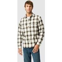 Rodd & Gunn Powell Bay Pure Cotton Checked Overshirt Light Grey Mix