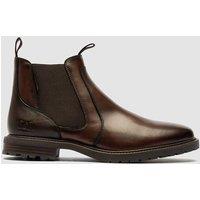 Rodd & Gunn Leather Slip On Chelsea Boots Brown