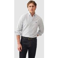 Rodd & Gunn Slim Fit Pure Cotton Striped Shirt Dark Navy Mix