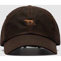 Rodd & Gunn Pure Cotton Checked Baseball Cap Dark Burgundy
