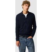 Rodd & Gunn Long Sleeve Textured Cotton Cardigan Dark Navy