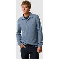 Rodd & Gunn Gunn Pure Cotton Long Sleeve Polo Shirt Chambray