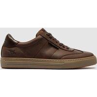 Rodd & Gunn Regular Fit Leather Lace Up Trainers Brown