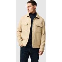 Rodd & Gunn Pure Cotton Textured Trucker Jacket Natural
