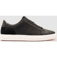 Rodd & Gunn Leather Lace Up Trainers Black