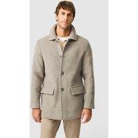 Rodd & Gunn Carswell Wool Rich Collared Car Coat Natural