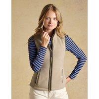 Joules Fleece Funnel Neck Gilet Neutral