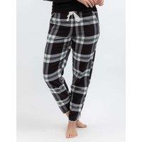 Cyberjammies Family Christmas Pure Cotton Checked Pyjama Bottoms Black Mix