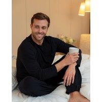 Cyberjammies Cotton Modal Pyjama Bottoms Black