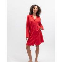 Cyberjammies Cotton Modal Ribbed Nightshirt Red