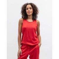 Cyberjammies Cotton Modal Ribbed Vest Red