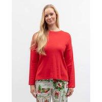 Cyberjammies Slouch Jersey Rib Pyjama Top Red