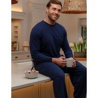 Cyberjammies Cotton Modal Pyjama Bottoms Navy