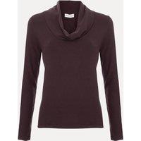 Phase Eight Cowl Neck Knitted Top Brown