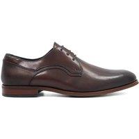 Dune London Leather Derby Shoes Brown