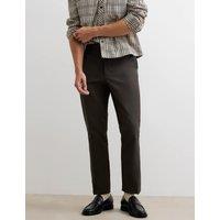 River Island Slim Fit Cotton Rich Stretch Chinos Khaki