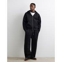 River Island Pure Cotton Joggers Black