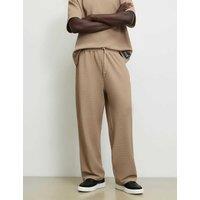 River Island Textured Joggers Stone
