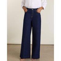 BAUKJEN High Waisted Palazzo Jeans Blue