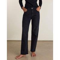 BAUKJEN Mid Rise Straight Leg Jeans Black