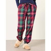 FatFace Cotton Rich Pyjama Bottoms Purple Mix