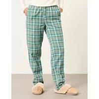 FatFace Cotton Rich Pyjama Bottoms Teal Mix