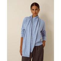 Monsoon Funnel Neck Jumper Blue