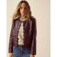 Monsoon Biker Jacket Chocolate