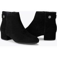 Carvela Suede Block Heel Ankle Boots Black