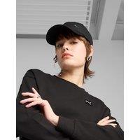 Puma Elevated Baseball Cap in Durable Woven Fabric Black