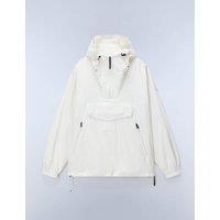 Napapijri Rainforest Next Hooded Windbreaker Jacket Soft White