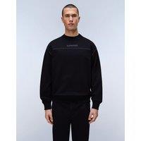 Napapijri Umbra Relaxed Fit Crew Neck Sweatshirt Black